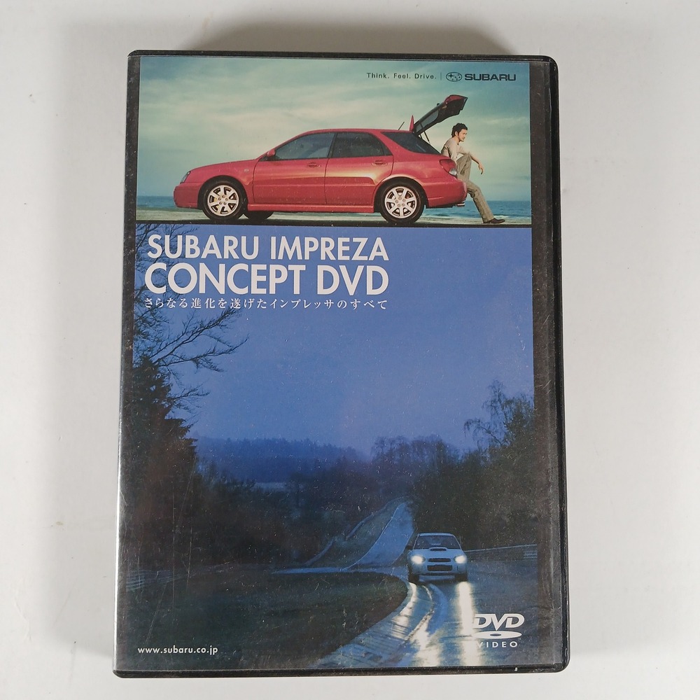 Subaru Impreza Concept DVD JDM Promo Media STI WRC Rally Racer Driving